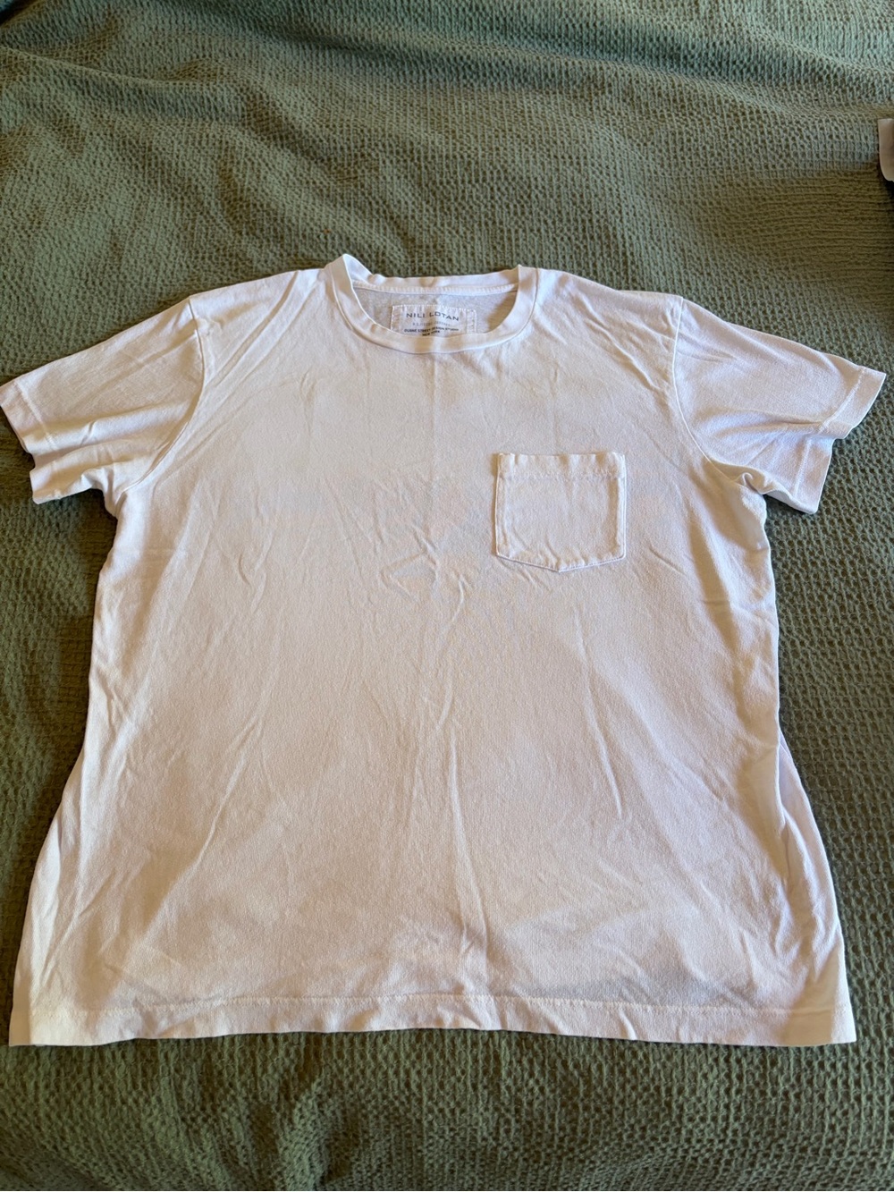 Nili Lotan Bradley Pocket Tee with pocket